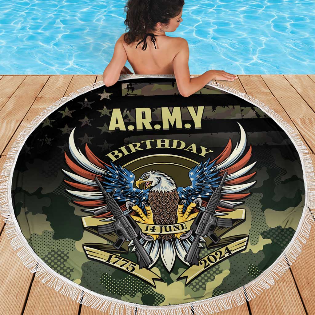 ARMY Birthday 2024 Beach Blanket US 249th Anniversary - Wonder Print Shop