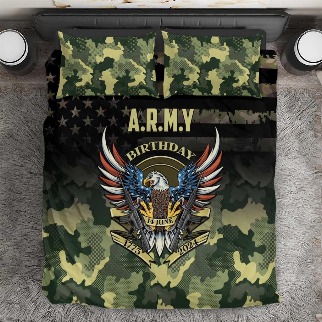 ARMY Birthday 2024 Bedding Set US 249th Anniversary - Wonder Print Shop
