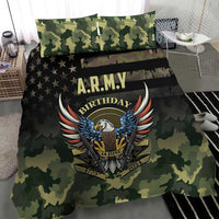 ARMY Birthday 2024 Bedding Set US 249th Anniversary - Wonder Print Shop