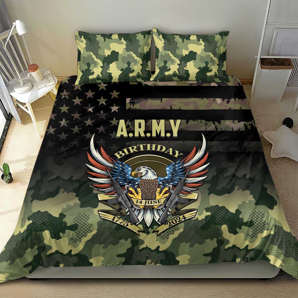 ARMY Birthday 2024 Bedding Set US 249th Anniversary - Wonder Print Shop