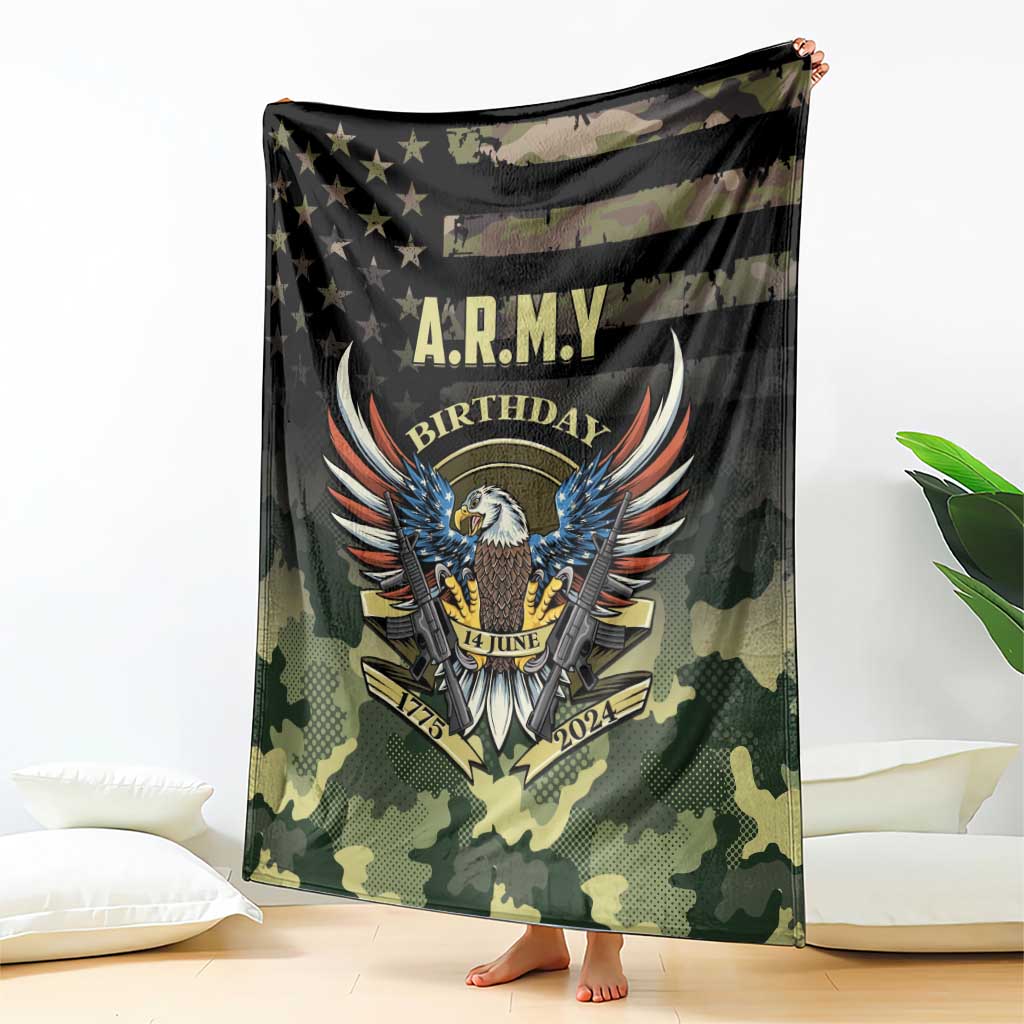 ARMY Birthday 2024 Blanket US 249th Anniversary