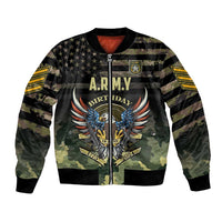 Personalized ARMY Birthday 2024 Bomber Jacket US 249th Anniversary - Wonder Print Shop