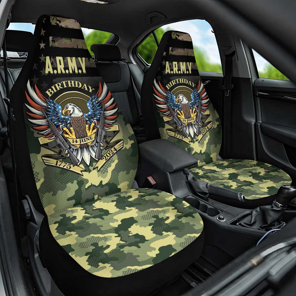 ARMY Birthday 2024 Car Seat Cover US 249th Anniversary - Wonder Print Shop