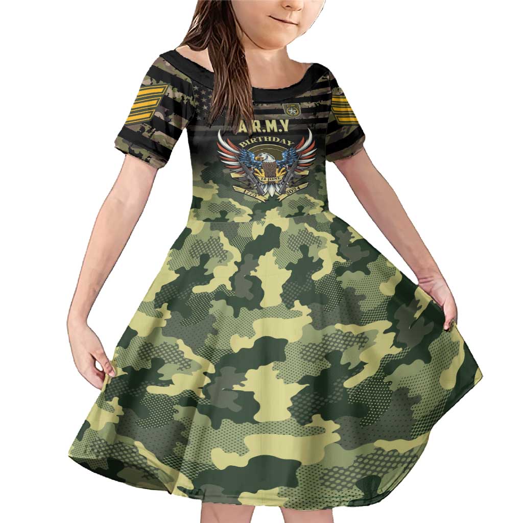 Personalized ARMY Birthday 2024 Family Matching Mermaid Dress and Hawaiian Shirt US 249th Anniversary - Wonder Print Shop