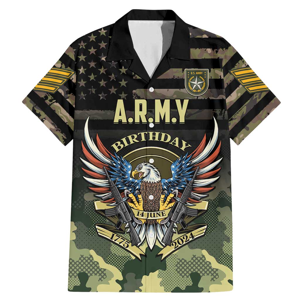 Personalized ARMY Birthday 2024 Family Matching Mermaid Dress and Hawaiian Shirt US 249th Anniversary - Wonder Print Shop