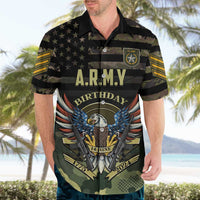 Personalized ARMY Birthday 2024 Hawaiian Shirt US 249th Anniversary - Wonder Print Shop