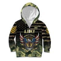 Personalized ARMY Birthday 2024 Kid Hoodie US 249th Anniversary - Wonder Print Shop
