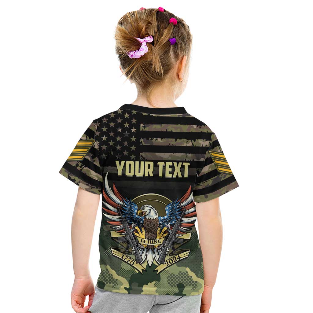 Personalized ARMY Birthday 2024 Kid T Shirt US 249th Anniversary - Wonder Print Shop