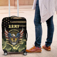 ARMY Birthday 2024 Luggage Cover US 249th Anniversary - Wonder Print Shop