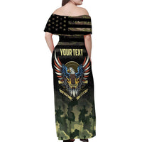 Personalized ARMY Birthday 2024 Off Shoulder Maxi Dress US 249th Anniversary - Wonder Print Shop