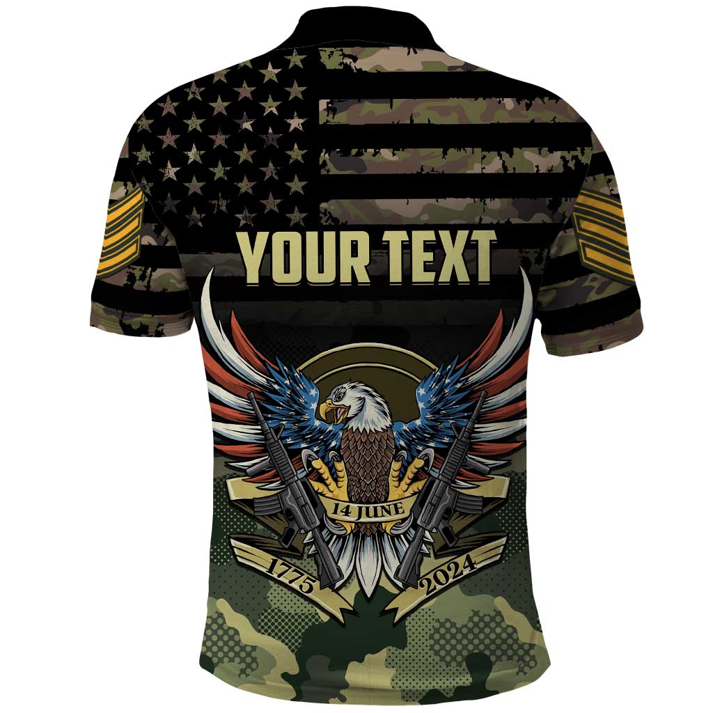 Personalized ARMY Birthday 2024 Polo Shirt US 249th Anniversary - Wonder Print Shop