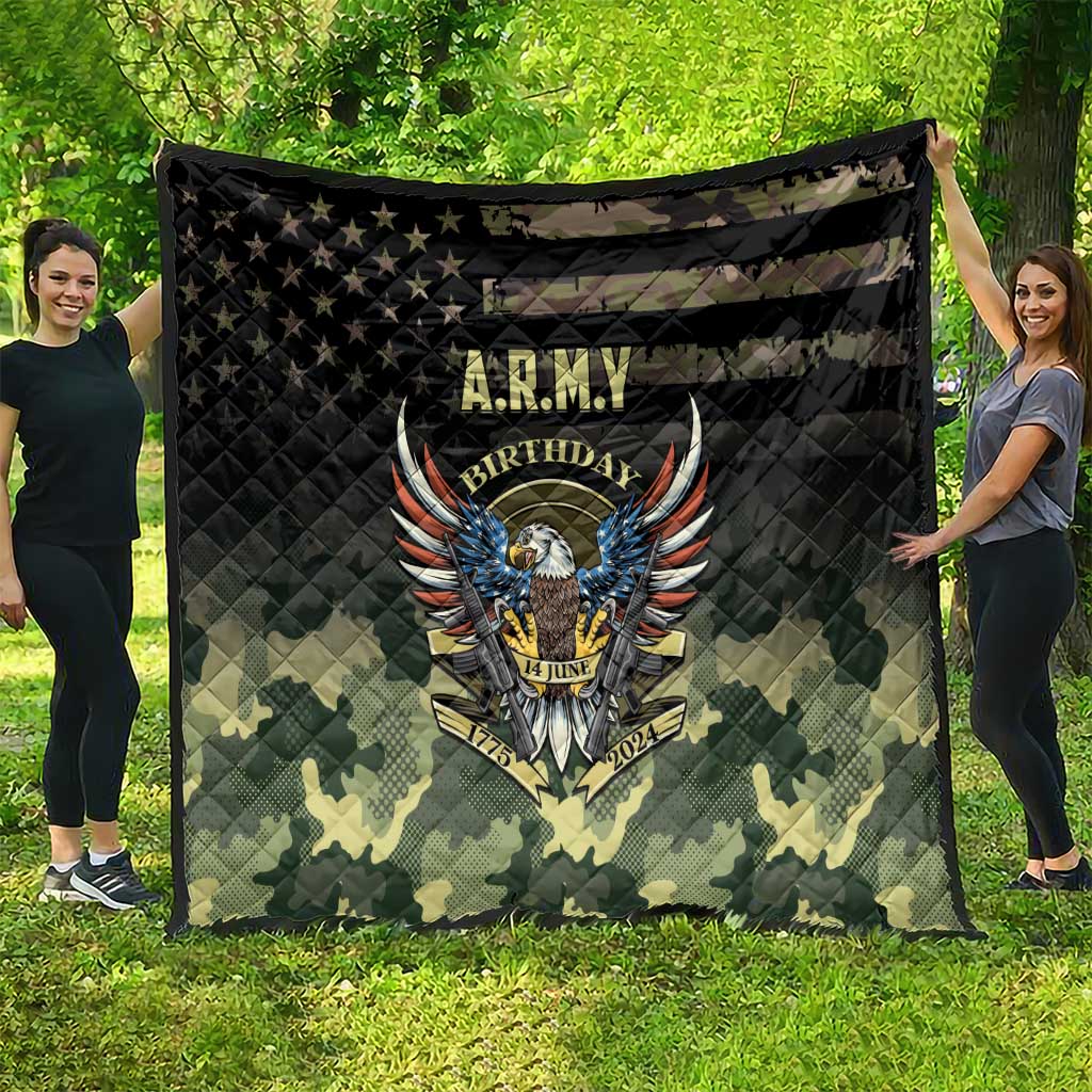 ARMY Birthday 2024 Quilt US 249th Anniversary - Wonder Print Shop