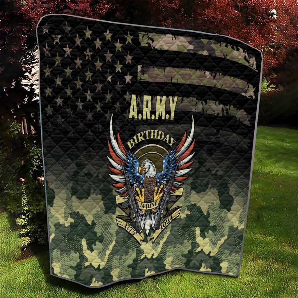 ARMY Birthday 2024 Quilt US 249th Anniversary - Wonder Print Shop