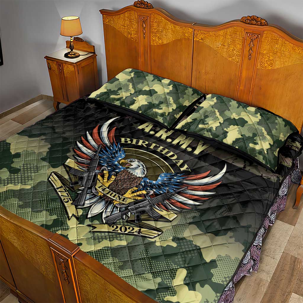 ARMY Birthday 2024 Quilt Bed Set US 249th Anniversary - Wonder Print Shop