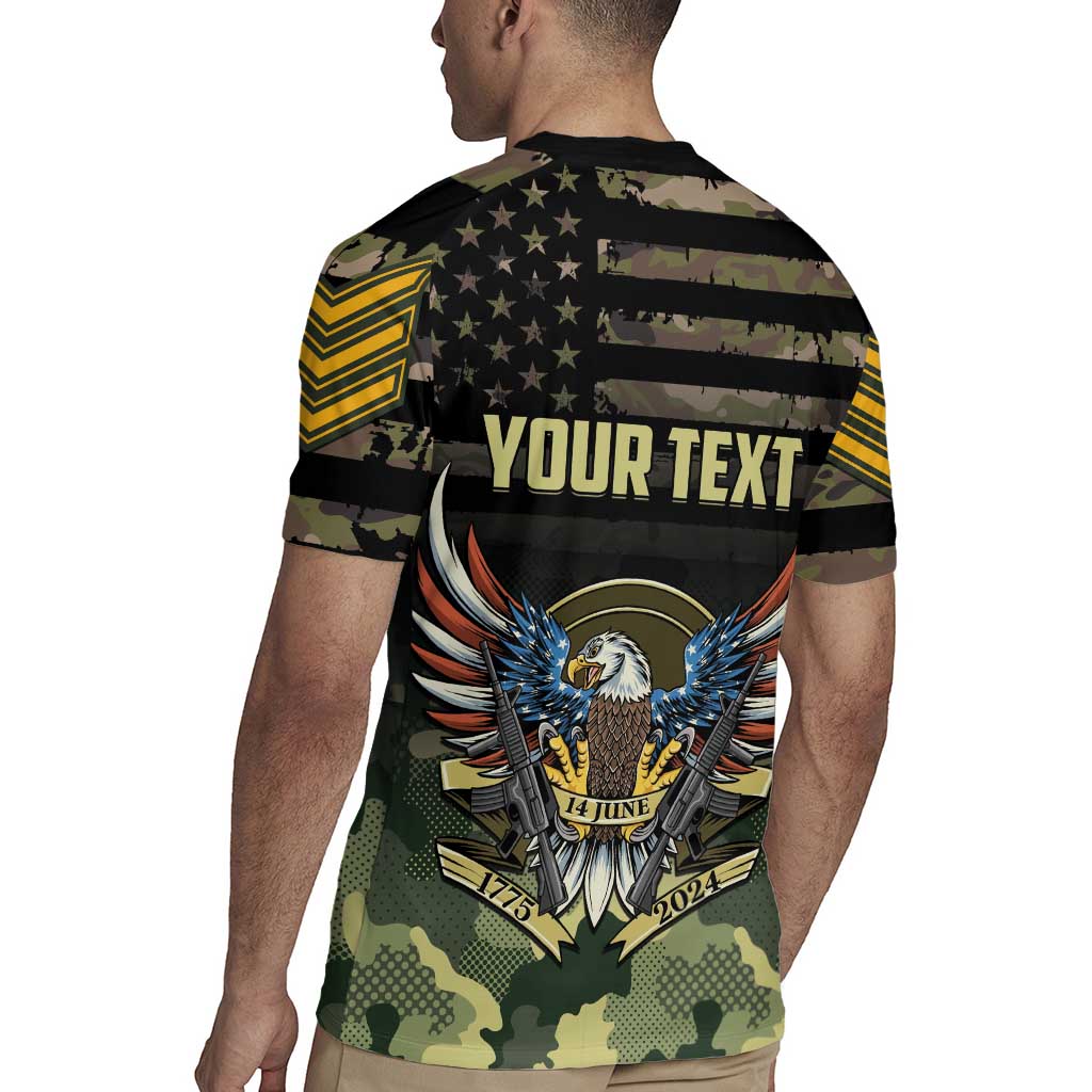 Personalized ARMY Birthday 2024 Rugby Jersey US 249th Anniversary - Wonder Print Shop