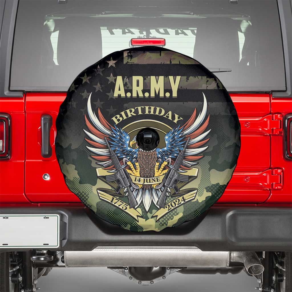 ARMY Birthday 2024 Spare Tire Cover US 249th Anniversary - Wonder Print Shop