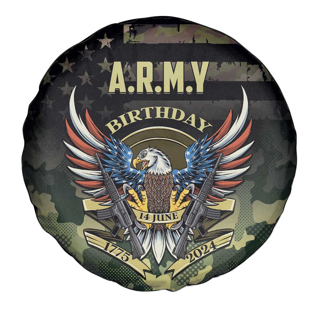 ARMY Birthday 2024 Spare Tire Cover US 249th Anniversary - Wonder Print Shop