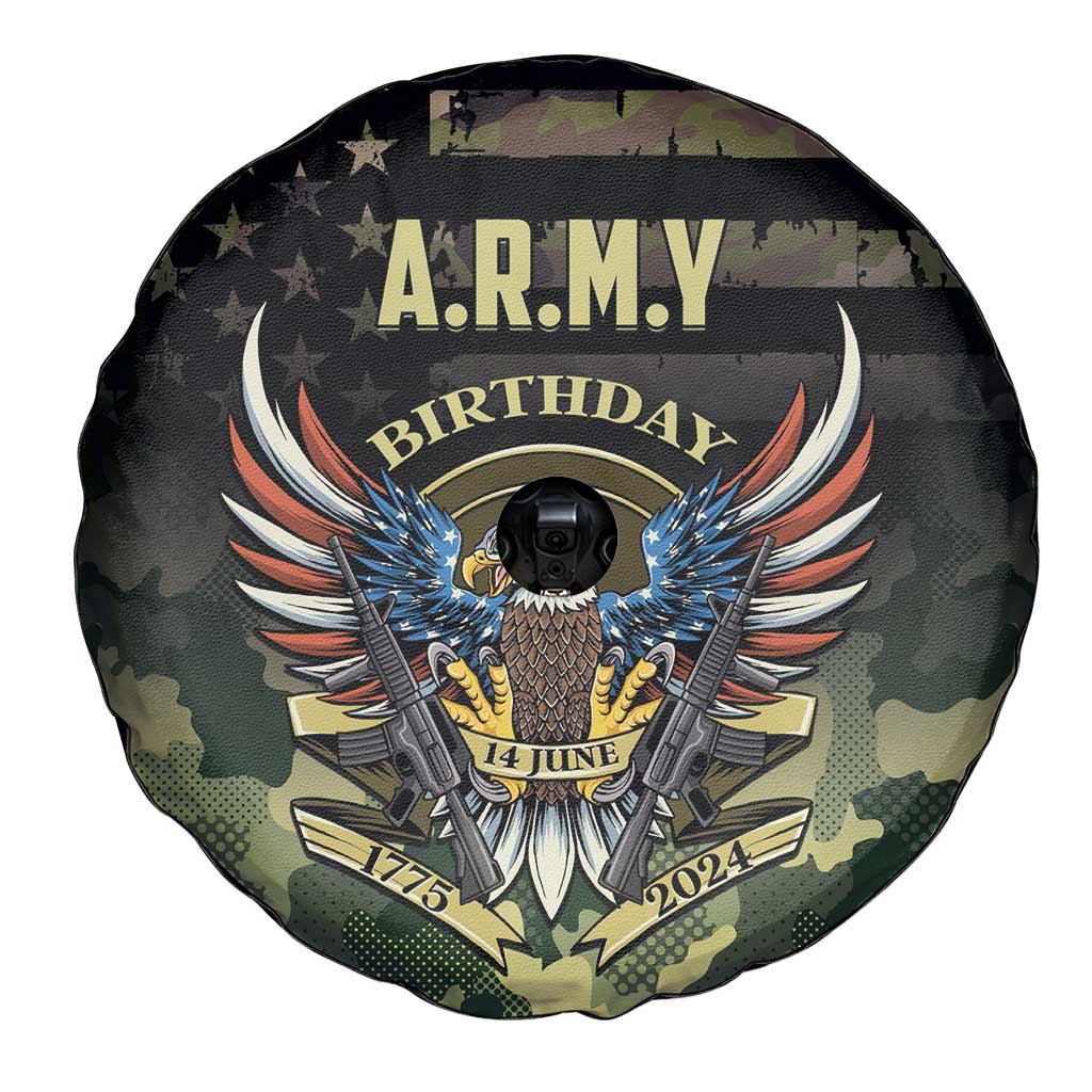 ARMY Birthday 2024 Spare Tire Cover US 249th Anniversary - Wonder Print Shop