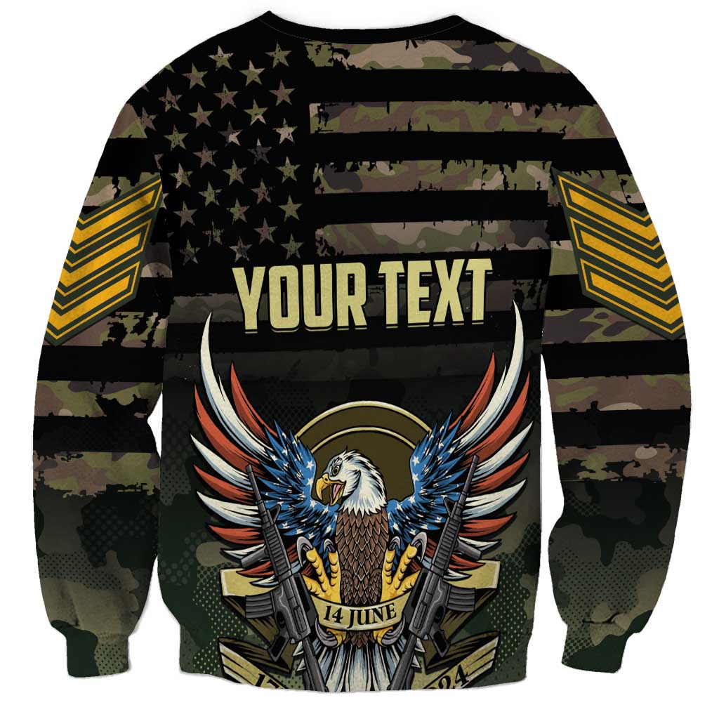 Personalized ARMY Birthday 2024 Sweatshirt US 249th Anniversary - Wonder Print Shop