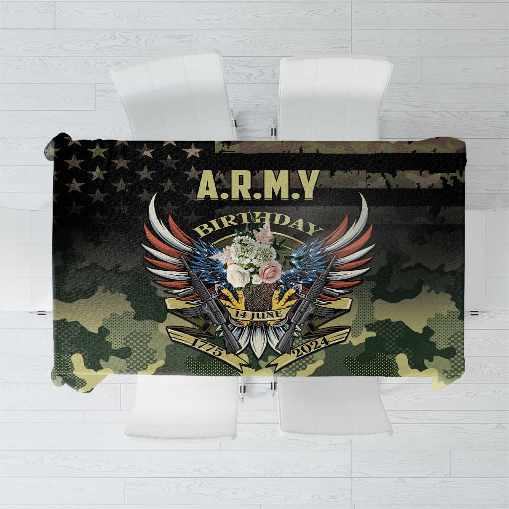 ARMY Birthday 2024 Tablecloth US 249th Anniversary - Wonder Print Shop