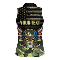 Personalized ARMY Birthday 2024 Women Sleeveless Polo Shirt US 249th Anniversary - Wonder Print Shop