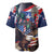 Personalized Puerto Rico 4th of July Baseball Jersey USA Statue of Liberty El Morro