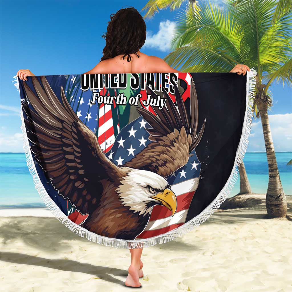 Puerto Rico 4th of July Beach Blanket USA Statue of Liberty El Morro