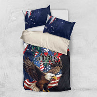Puerto Rico 4th of July Bedding Set USA Statue of Liberty El Morro
