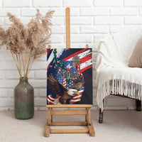 Puerto Rico 4th of July Canvas Wall Art USA Statue of Liberty El Morro