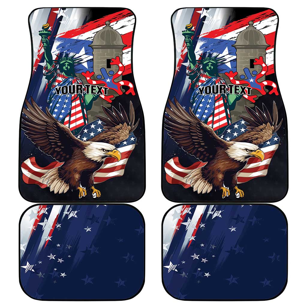 Puerto Rico 4th of July Car Mats USA Statue of Liberty El Morro