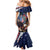 Personalized Puerto Rico 4th of July Family Matching Mermaid Dress and Hawaiian Shirt USA Statue of Liberty El Morro