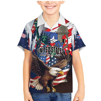 Personalized Puerto Rico 4th of July Family Matching Mermaid Dress and Hawaiian Shirt USA Statue of Liberty El Morro