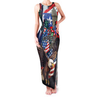 Personalized Puerto Rico 4th of July Family Matching Tank Maxi Dress and Hawaiian Shirt USA Statue of Liberty El Morro