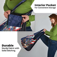 Puerto Rico 4th of July Grocery Bag USA Statue of Liberty El Morro