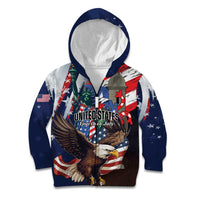 Personalized Puerto Rico 4th of July Kid Hoodie USA Statue of Liberty El Morro