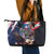 Puerto Rico 4th of July Leather Tote Bag USA Statue of Liberty El Morro