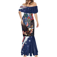 Personalized Puerto Rico 4th of July Mermaid Dress USA Statue of Liberty El Morro