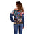 Personalized Puerto Rico 4th of July Off Shoulder Sweater USA Statue of Liberty El Morro