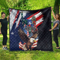 Puerto Rico 4th of July Quilt USA Statue of Liberty El Morro