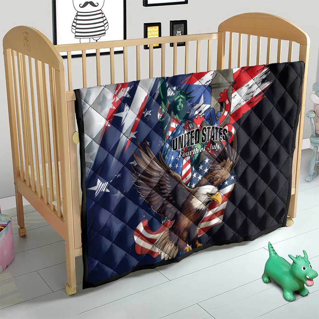 Puerto Rico 4th of July Quilt USA Statue of Liberty El Morro