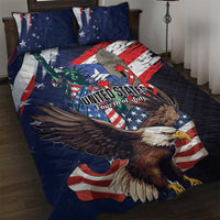 Puerto Rico 4th of July Quilt Bed Set USA Statue of Liberty El Morro