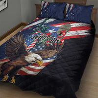 Puerto Rico 4th of July Quilt Bed Set USA Statue of Liberty El Morro