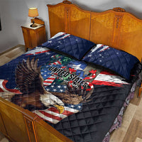 Puerto Rico 4th of July Quilt Bed Set USA Statue of Liberty El Morro