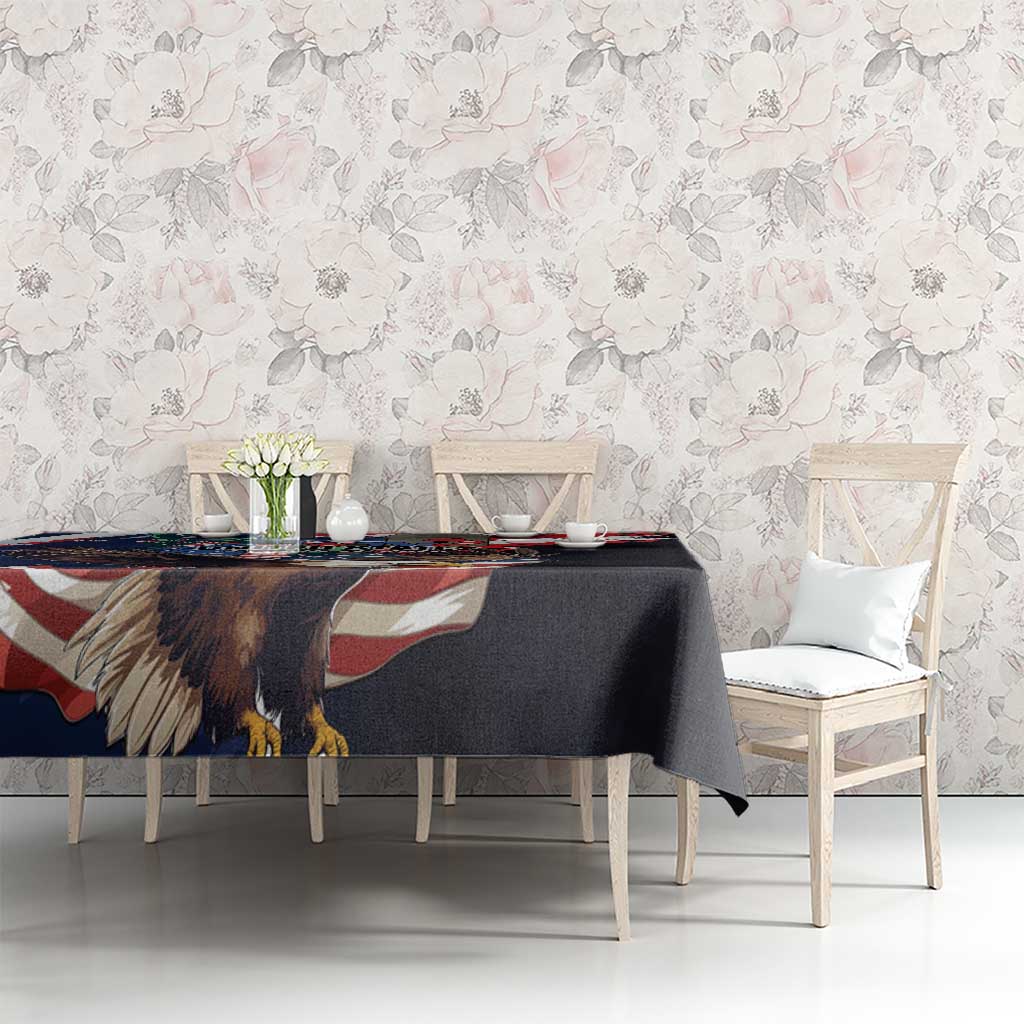 Puerto Rico 4th of July Tablecloth USA Statue of Liberty El Morro