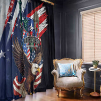 Puerto Rico 4th of July Window Curtain USA Statue of Liberty El Morro