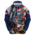 Personalized Puerto Rico 4th of July Zip Hoodie USA Statue of Liberty El Morro