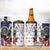 Personalized US Virgin Islands 4th of July 4 in 1 Can Cooler Tumbler US Eagle Statue of Liberty