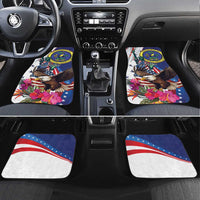 US Virgin Islands 4th of July Car Mats US Eagle Statue of Liberty