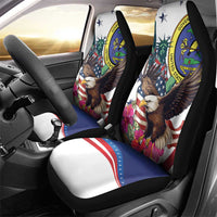 US Virgin Islands 4th of July Car Seat Cover US Eagle Statue of Liberty