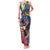 Personalized US Virgin Islands 4th of July Family Matching Tank Maxi Dress and Hawaiian Shirt US Eagle Statue of Liberty